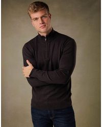 French Connection - 1/2 Zip Knitted Jumper - Lyst