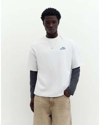 Pull&Bear - Stwd Peach Graphic T-shirt - Lyst