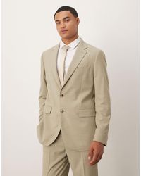 Mango - Blazer ajusté d'ensemble - pâle - Lyst