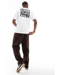 Parlez - Maran Short Sleeve Logo T-shirt With Back Print - Lyst