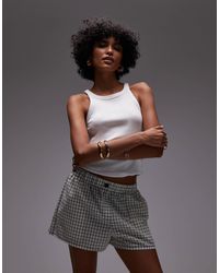 TOPSHOP - Pull On Crinkle Textured Boxer Short - Lyst