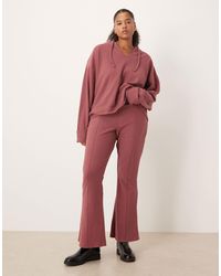 ASOS - Asos Design Curve Supersoft Seam Detail Kick Flare Trouser - Lyst