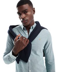 Farah - – brewer – langärmliges oxford-hemd - Lyst