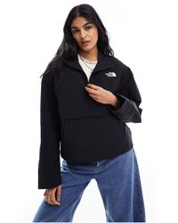 The North Face - Easy Wind 1/4 Zip Logo Jacket - Lyst