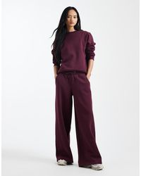 ASOS - Premium 500Gsm Seamed Wide Leg Jogger - Lyst