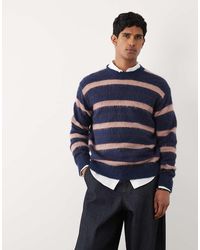 Redefined Rebel - Marco Oversized Stripe Knit Jumper - Lyst