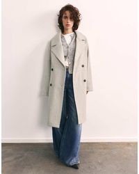 Pull&Bear - Double-button Coat - Lyst