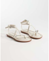 ASOS - Florence Toe Loop Strappy Sandals - Lyst