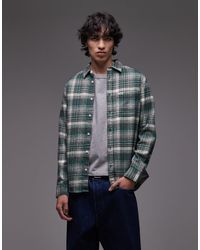 Wrangler - – angerautes, langärmliges hemd - Lyst