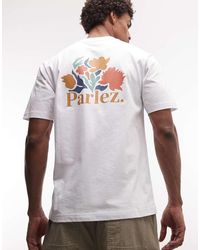 Parlez - Short Sleeve Eldora T-shirt With Back Graphic - Lyst