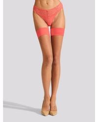 Ann Summers - Plain Top Hold Ups - Lyst