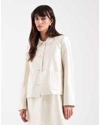 Aware - Pocket Front Short Jacket Co-ord - Lyst