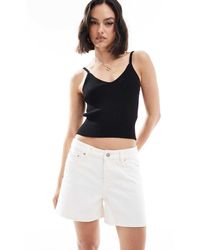 JJXX - Denim Mom Shorts - Lyst