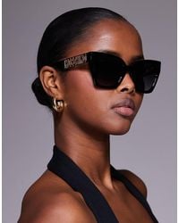 Moschino - Moschino – eckige sonnenbrille - Lyst