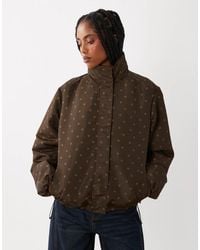 Threadbare - Funnel Neck Rain Jacket With Elastic Hem - Lyst