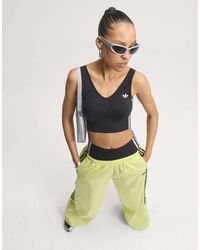 adidas Originals - Essentials 3 Stripes Seamless Bralette - Lyst