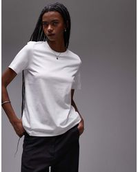 ARKET - T-Shirt A Maniche Corte Bianca - Lyst