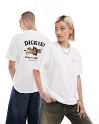 Dickies - Exclusivité asos - - chincoteague island - t-shirt à manches courtes avec imprimé au dos - Lyst