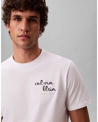 Calvin Klein - Chest Logo T-shirt - Lyst