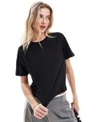 New Look - T-shirt coupe carrée - Lyst