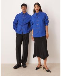 Sister Jane Mens - Sister Jane Unisex Workwear Jacket With Detachable Brooches - Lyst