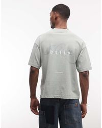 Faded Store - 100% Cotton T-shirt With Ibiza Hills Back Print - Lyst