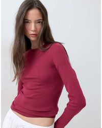 ASOS - Clean Fitted Long Sleeve Top - Lyst