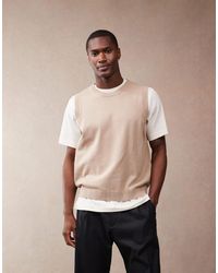 ASOS - Relaxed Lightweight Knitted Cotton Vest - Lyst