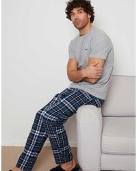 Threadbare - 'Delano' Cotton Blend Pyjama Set - Lyst