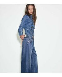 Stradivarius - Petite D80 Barrel Fit Jeans - Lyst