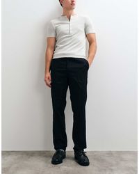 Mango - Cotton Rich Tailored Tapered Trouser - Lyst