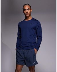 Nike - Miler Dri-Fit Long Sleeve Top - Lyst