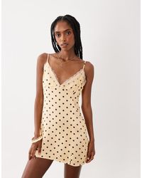 miss selfridge mixed lace mini dress Miss Selfridge - Lace Mix Mini Dress - Women - Cotton/Polyester - 14 US