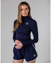 French Connection - Zip Up High Neck Slim Fit Fcuk Sports Jacket - Lyst