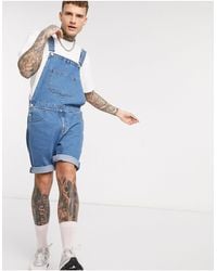 mens dungarees shorts