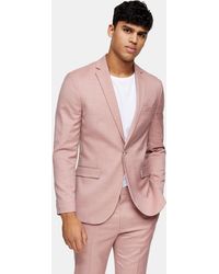 topman pink blazer