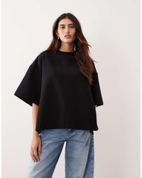 ARRANGE - Boxy Seam Top With Tie Back Detail - Lyst