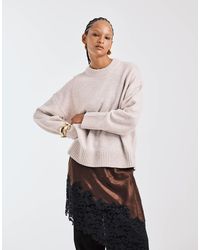 ASOS - – dicker pullover aus hochwertiger lammwolle - Lyst