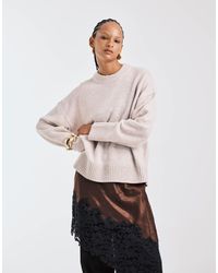 ASOS - – dicker pullover aus hochwertiger lammwolle - Lyst