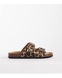 SEQWL Wide Fit - Seqwl Olsen Wide Fit Double Buckle Flat Sandals - Lyst