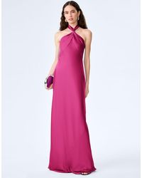 OMNES - Dresses Arles Halterneck Satin Maxi Dress - Lyst