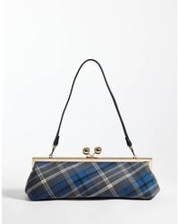 ASOS - Borsa A Spalla Con Stampa A Quadri - Lyst