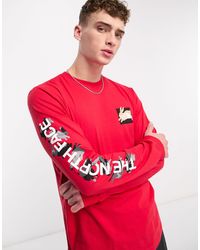 The North Face - Thw North Face 'lunar New Year' Long Sleeve Chest Logo T-shirt - Lyst