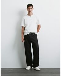 Pull&Bear - Jeans mit geradem bein - Lyst