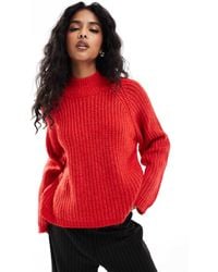 Pieces - – hochgeschlossener pullover - Lyst