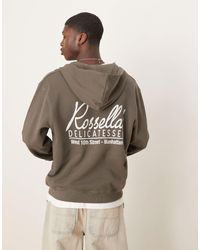 ASOS - Hoodie With Text Back Print - Lyst