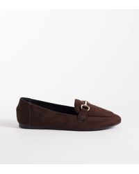 London Rebel - Nori Buckle Detail Loafer - Lyst