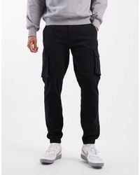 Only & Sons - Tapered Fit Cuffed Cargo Trousers - Lyst