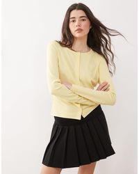 Collusion - – langärmlige pointelle-strickjacke - Lyst