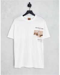 Pull&Bear - Michelangelo Graphic Oversized T-shirt - Lyst